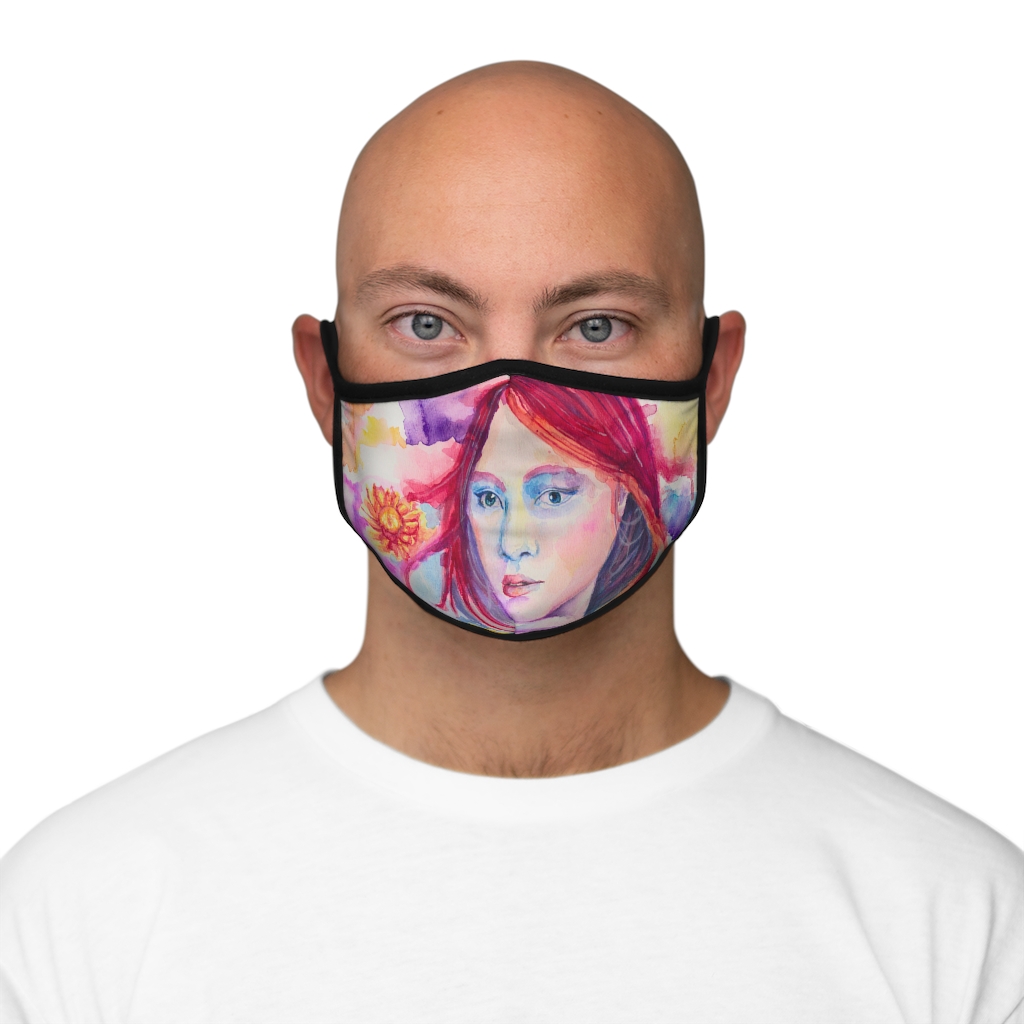 Kiku no densetsu – Fitted Polyester Face Mask – SaraDessine
